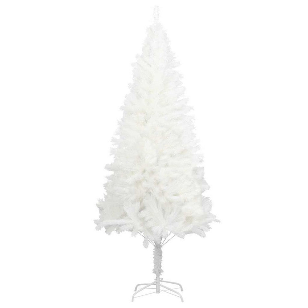 Zeny 48 Inch Faux Christmas Tree, Snowy White Design, Sturdy Steel Base - BM339704