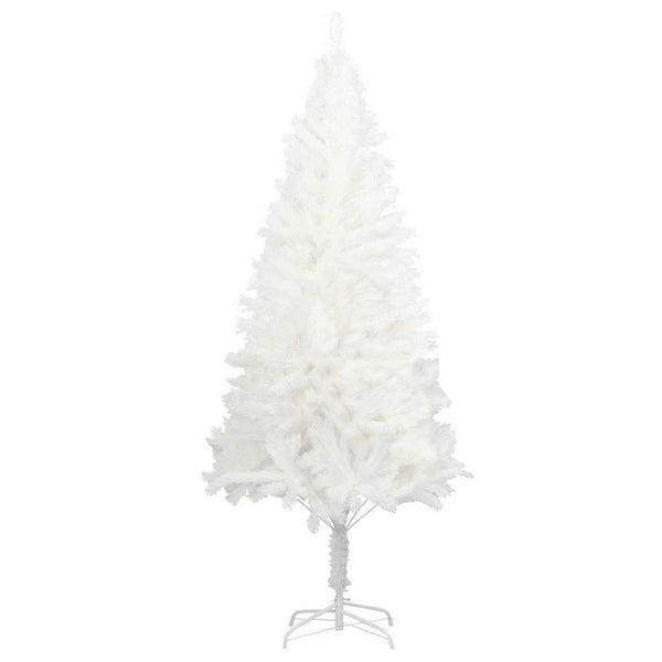 Zeny 48 Inch Faux Christmas Tree, Snowy White Design, Sturdy Steel Base - BM339704