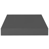 Hannah Floating Wall Shelf Set of 2,  9x9 inch High Gloss Gray Honeycomb - BM339716