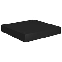 Hannah Floating Wall Shelf Set of 2, 9x9 Square Frame, Black Honeycomb, Metal - BM339717