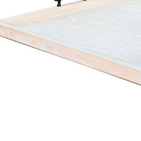 Yela Decorative Tray, 27x27 Square with Black Handles, Natural Brown - BM339780