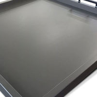 Yela Decorative Tray, 27x27 Square with Black Handles, Urban Bronze - BM339783