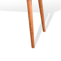 Amy Writing Desk, 48 Inch Rectangular Tabletop, 3 Drawers, Brown Solid Wood - BM340365