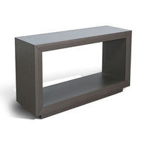 Kena Sofa Console Table, 50 Inch, Contemporary Dark Gray Solid Mahogany - BM340370