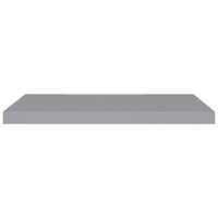 Zyno Wall Shelf, 32 Inch, Matte Gray MDF Body, Modern Design - BM340426