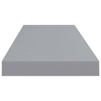 Zyno Wall Shelf, 32 Inch, Matte Gray MDF Body, Modern Design - BM340426