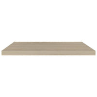 Zyno Wall Shelf, 32 Inch, Oak Brown MDF Body, Modern Design - BM340429