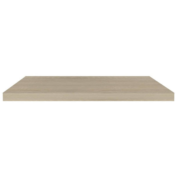 Zyno Wall Shelf, 32 Inch, Oak Brown MDF Body, Modern Design - BM340429