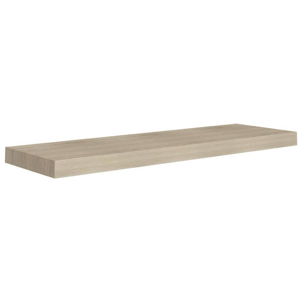 Zyno Wall Shelf, 32 Inch, Oak Brown MDF Body, Modern Design - BM340429