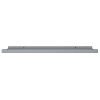 Yuli Wall Shelf Set of 2, Raised Ledge Design, Classic Gray 32 Inch - BM340432