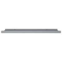 Yuli Wall Shelf Set of 2, Raised Ledge Design, Classic Gray 32 Inch - BM340432
