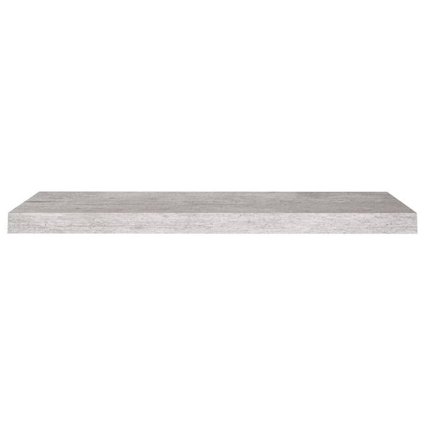 Zyno Wall Shelf, 32 Inch, Industrial Style Concrete Gray MDF - BM340435