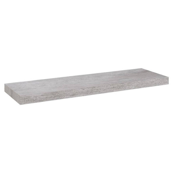 Zyno Wall Shelf, 32 Inch, Industrial Style Concrete Gray MDF - BM340435