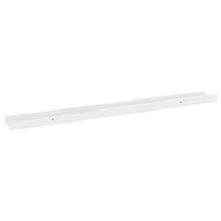 Yuli Wall Shelf Set of 2, Contemporary White, Raised Ledge Design 32 Inch - BM340436