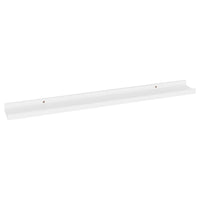 Yuli Wall Shelf Set of 4, Contemporary White, Raised Ledge Design 32 Inch - BM340438