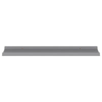 Yuli Wall Shelf Set of 4, Contemporary Gray, Raised Ledge Design 32 Inch - BM340440