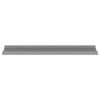 Yuli Wall Shelf Set of 4, Contemporary Gray, Raised Ledge Design 32 Inch - BM340440