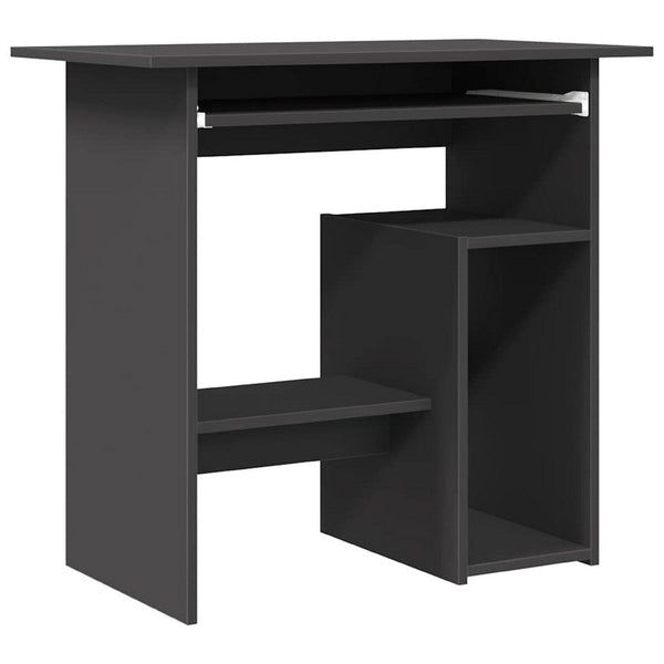 Computer Desk, Modern Gray, Pull Out Keyboard Tray, 32 Inch - BM340447
