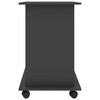Gulo Computer Desk, 2 Shelves, Keyboard Tray, 32 Inch, Gray Wood - BM340450