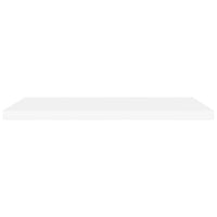 Zyno Floating Wall Shelf, 35 Inch, Glossy White MDF Body - BM340461