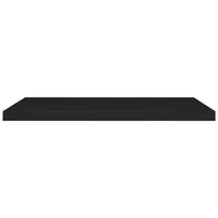 Zyno Floating Wall Shelf, 35 Inch, Matte Black MDF Body - BM340462