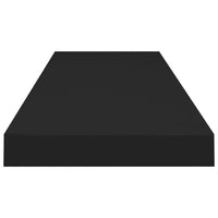 Zyno Floating Wall Shelf, 35 Inch, Matte Black MDF Body - BM340462