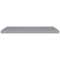 Zyno Floating Wall Shelf, 35 Inch, Matte Gray MDF Body - BM340463