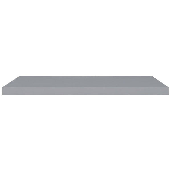 Zyno Floating Wall Shelf, 35 Inch, Matte Gray MDF Body - BM340463