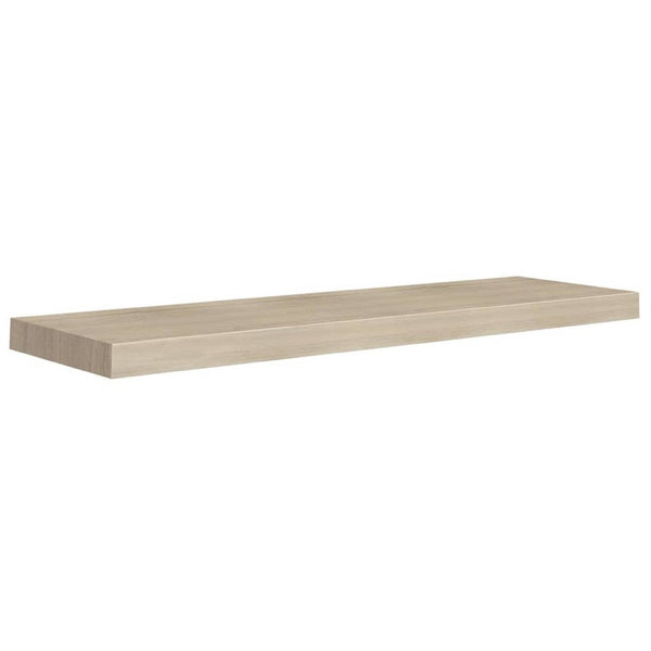 Zyno Floating Wall Shelf, 35 Inch, Oak Brown MDF Body - BM340464