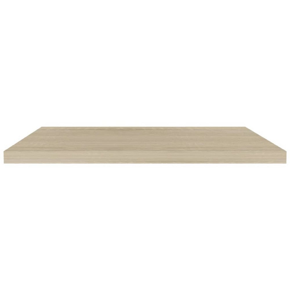 Zyno Floating Wall Shelf, 35 Inch, Oak Brown MDF Body - BM340464