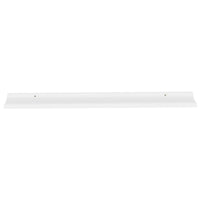 Novia Wall Shelf Set of 2, Sleek Modern White Frame, 45 Inch - BM340482
