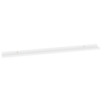 Novia Wall Shelf Set of 2, Sleek Modern White Frame, 45 Inch - BM340482