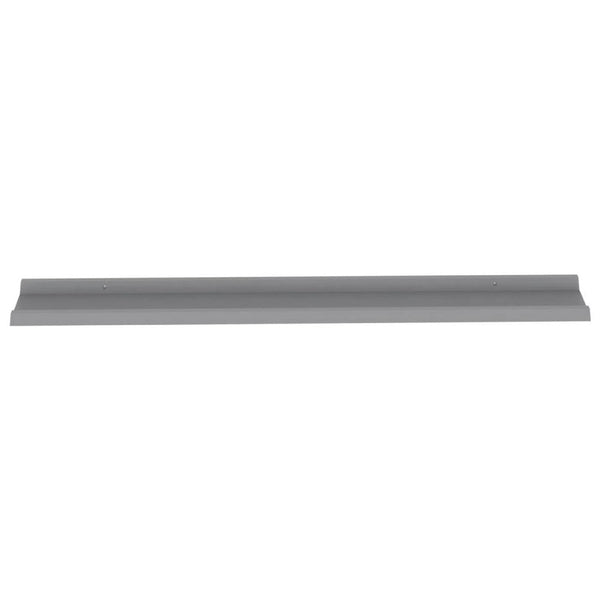 Novia Wall Shelf Set of 2, Sleek Modern Gray Frame, 45 Inch - BM340483