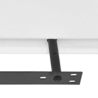 Floating Wall Shelf Set of 2, Spacious White Frame, 47 Inch - BM340487