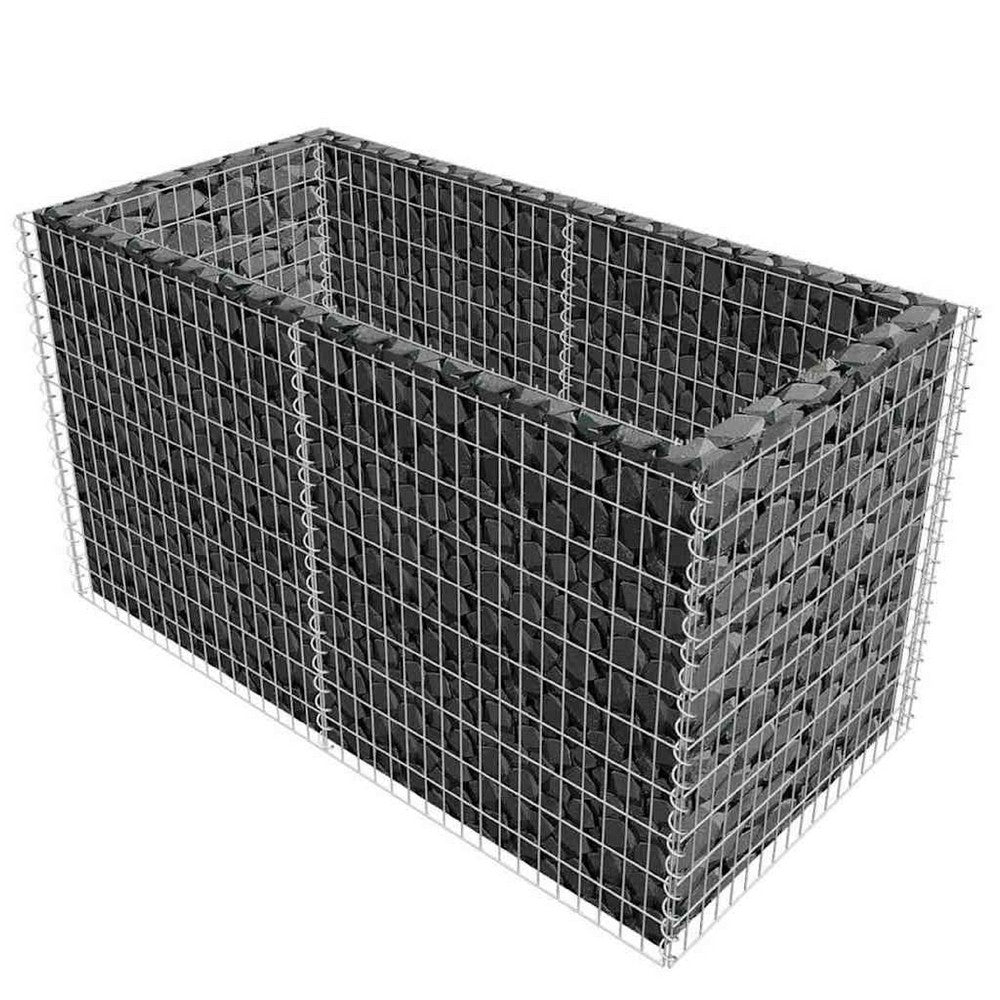 Backyard Raised Garden Bed, Silver Steel, Wire Mesh, 71 Inch - BM340531