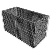 Backyard Raised Garden Bed, Silver Steel, Wire Mesh, 71 Inch - BM340531