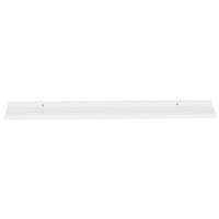 Yuli Modern Wall Shelf Set of 2, 39 Inch, White, Raised Ledge Design - BM340563