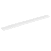 Yuli Modern Wall Shelf Set of 2, 39 Inch, White, Raised Ledge Design - BM340563