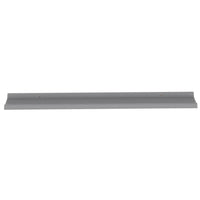 Yuli Modern Wall Shelf Set of 2, Raised Ledge Design, Gray MDF 39 Inch - BM340567