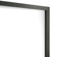 Lati Dresser Mirror, Beveled Glass, Black Wood, 40 Inch Square - BM340881
