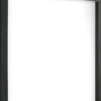 Lati Dresser Mirror, Beveled Glass, Black Wood, 40 Inch Square - BM340881