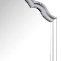 Eleena Dresser Mirror, Beveled Glass, Silver Solid Wood Frame, 41x42 - BM340904