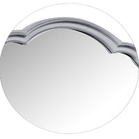 Eleena Dresser Mirror, Beveled Glass, Silver Solid Wood Frame, 41x42 - BM340904