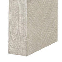 Hagy Dining Bench, 59 Inch, Panel Rubberwood Base, White Fabric Padded Seat - BM340954