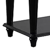 Hixe Dining Sideboard Server, 60 Inch, 1 Drawer w 2 Cabinets and Open Wine Rack, Black - BM340955