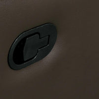 Ozy Manual Recliner Chair, Pillow Top Arms, Dark Brown Leather Match - BM340967