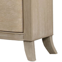 Fea Nightstand with USB Ports, 2 Drawers, Natural Oak Brown - BM340994