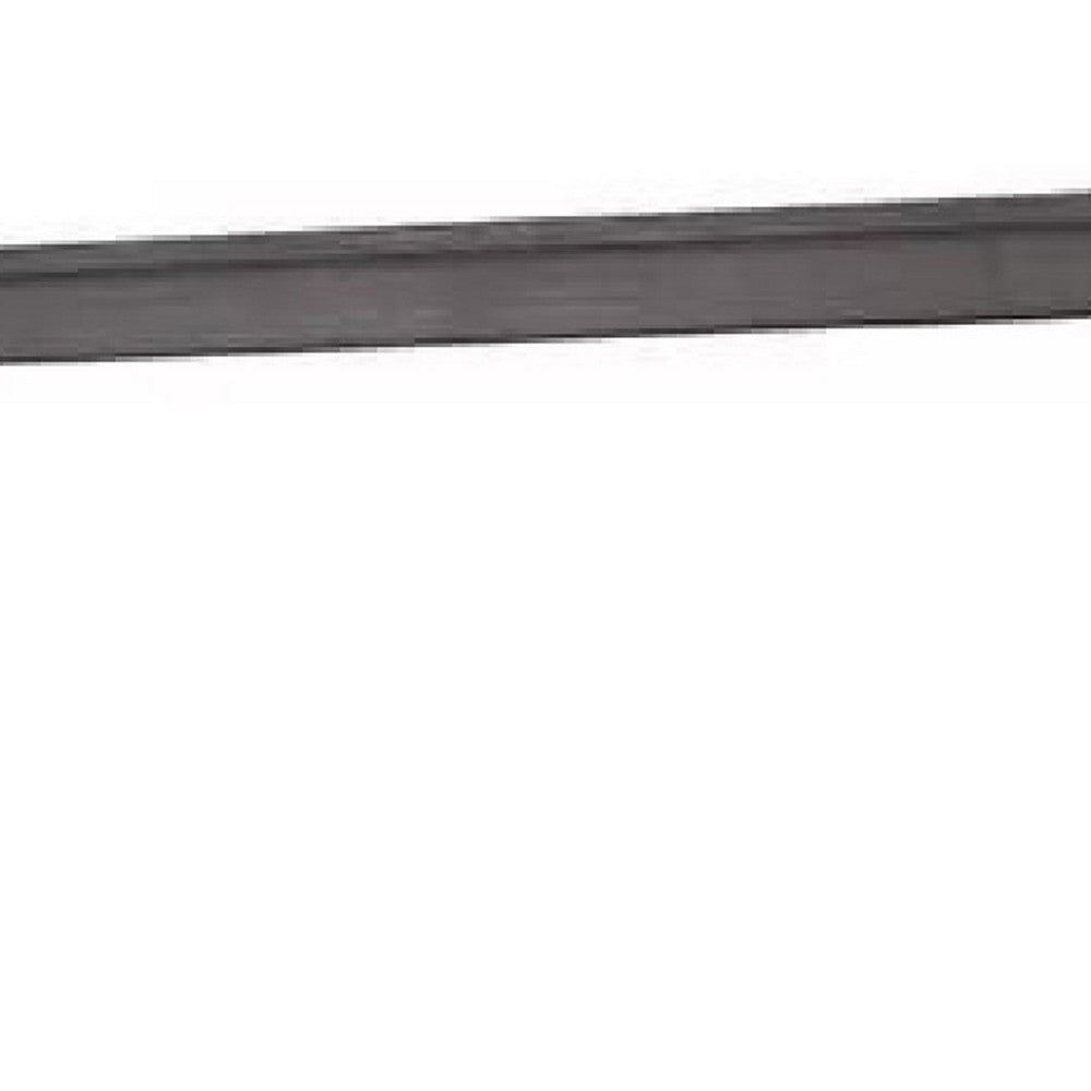 Dresser Mirror, Charcoal Gray Poplar Wood Frame, Square 40 Inch - BM341028