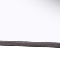 Dresser Mirror, Foil Gray Solid Wood, 35x39 Broad Frame Design - BM341045