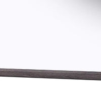 Dresser Mirror, Foil Gray Solid Wood, 35x39 Broad Frame Design - BM341045